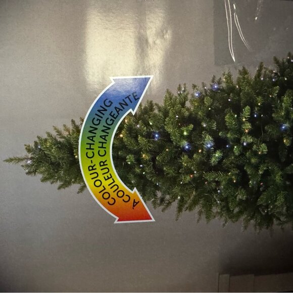 Noma Christmas tree light up rainbow white luxury 7ft tall 938 branch tips tree - Picture 6 of 6